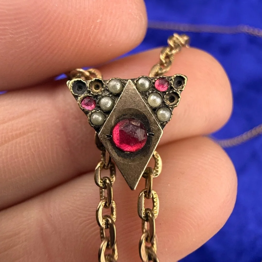 Vintage CAM&CO Gold Filled Watch Chain‎ Slider 48
